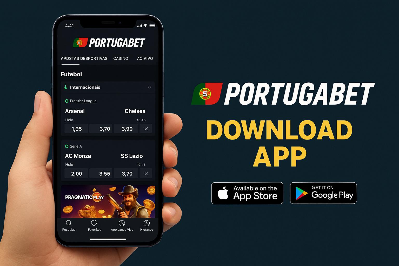 Baixar o PORTUGABET Cassino App