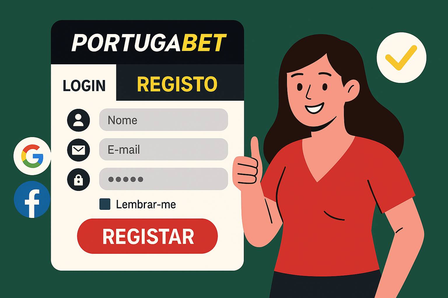 Não Perca tempo, o rRgistro na site PORTUGABET